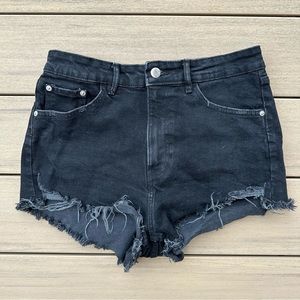 Zara Black Denim Shorts
